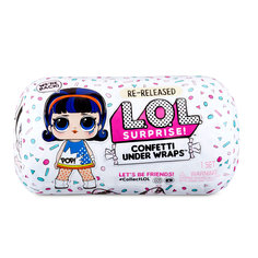 Кукла L.O.L. Surprise! Under Wraps Confetti Pop в новогодней капсуле Lol