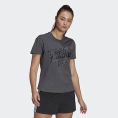 Футболка Leopard Graphic adidas Athletics