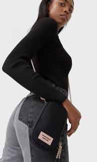 Stradivarius Чехол Для Смартфонов С Плечевым Ремнем Женская Коллекция Черный 103