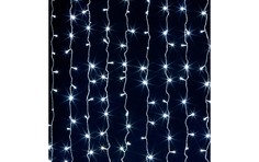 Светодиодная гирлянда Шторка 160 LED , 1,5*1,5 м. (Цвет: Белый ) No Brand
