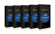 Кофе в капсулах Expresso Colombiano 50 капсул для капсульной кофемашины системы Nespresso