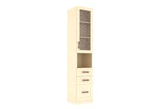 Стеллаж Hoff 80267403 44,2х46,2х226,2 см, рустика/кожа ленто