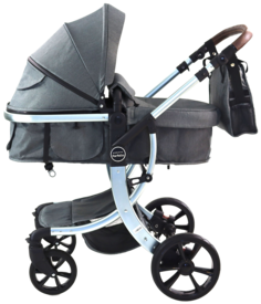 Коляска трансформер Aimile Original Silver темно-серый FTS-14