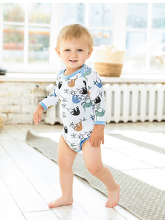 Боди Мамин ленивец Веселый малыш 44322/мал/D р.74