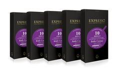 Кофе в капсулах Expresso Irish Creme 50 капсул для капсульной кофемашины системы Nespresso