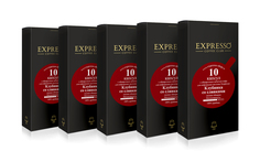 Кофе в капсулах Expresso Клубника со сливками 50 капсул для кофемашины системы Nespresso