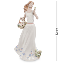 Фигурка Девушка с корзинкой Pavone CMS-20/13