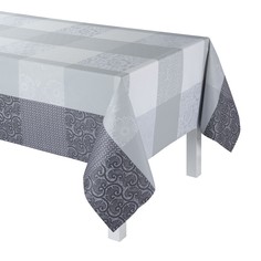 Скатерть FLEURS DE KYOTO 175x250см, 85% хлоп,, 15% акрил, серый
