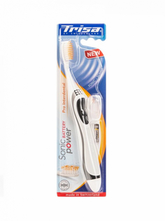 Электрическая зубная щетка Trisa Sonicpower Battery 661945 Grey
