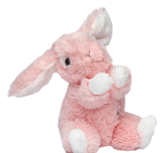 Мягкая игрушка Molli Заяц розовый, 16 см