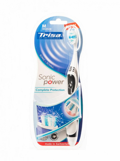 Электрическая зубная щетка Trisa Sonicpower akku 661910 Grey