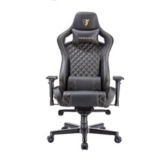 Кресло компьютерное игровое TESORO Zone X F750 Black [gold stitch]