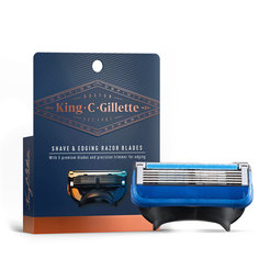 Сменные кассеты Gillette, для бритья и контуринга King C. 3 шт.