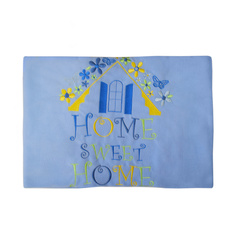 Плед Kidboo флисовый Sweet Home голубой 80x120 см
