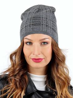 Бини женская Venera 9801193-23 черная/серая 55-56