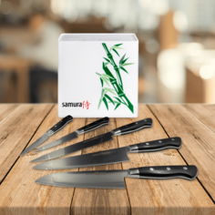 Набор из 5 ножей Samura PRO-S и подставки KBH-101BW