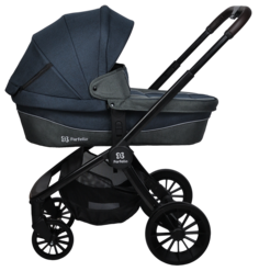 Коляска модульная 2 в 1 Farfello Baby shell BBS синий BBS-12