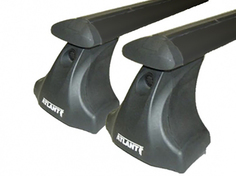 Багажник Atlant черн аэродуги 1,1м на Хендай Солярис хэтчбек 2011-2014 214056