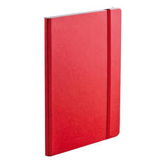 Блокнот на резинке Fabriano "EcoQua" А5 80 л 85 г, обложка малиновая