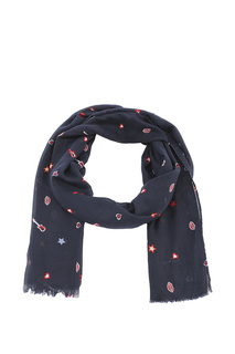 Шарф женский COMMA 88.708.91.3262 синий средний