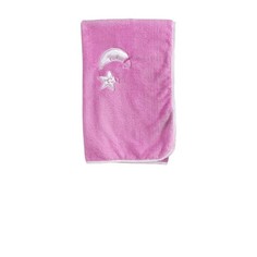 Плед Kidboo хлопок/велюр серии Teddy Boo розовый 80x90 см