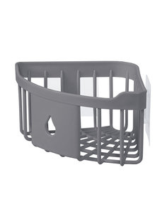 Полка для ванной комнаты Litzen Drop, серый