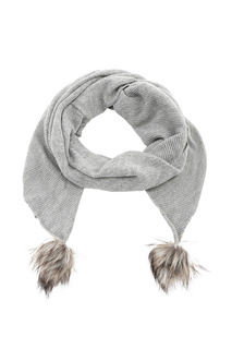 Шарф женский COMMA 8T.709.91.3335 серый длинный