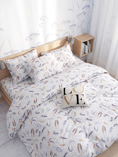 Пододеяльник Сказка -Перышко- 2-спальный на молнии 175х215 см