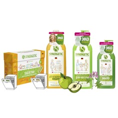 Набор Synergetic для посуды, 4 средства