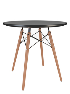 Стол обеденный Loftyhome Quince-80 black Z-231KD-B-80