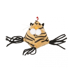 Мягкая игрушка для кошек Duvo+ Тигровый кот, полиэстер, бежевый