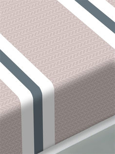 Простынь на резинке Сказка -Аляска (компаньон)- натяжная 140х200х26 см 2-спальная