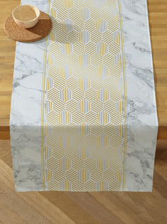 Дорожка на стол 50х140 см Мрамор Sfer.Tex