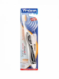 Электрическая зубная щетка Trisa Sonicpower Battery 661945 Black