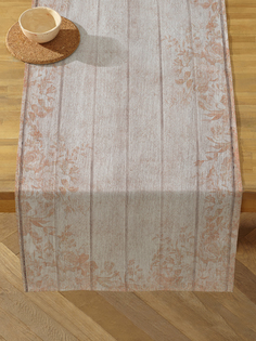 Дорожка на стол 50х140 см под дерево светлая Sfer.Tex