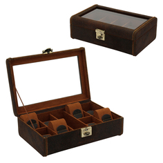 Шкатулка для хранения 8 наручных часов Friedrich Lederwaren 27022-6