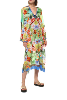 Пляжное платье женское Cotton Club Mare CAFTANO 64O ER красное L