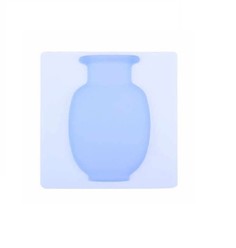 Настенная силиконовая ваза для цветов (Цвет: Голубой ) Markethot
