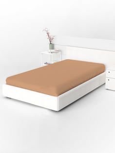 Простынь на резинке SLEEP DELIVERY САТИН 90х200см с высотой борта 40см 1,5-спальная