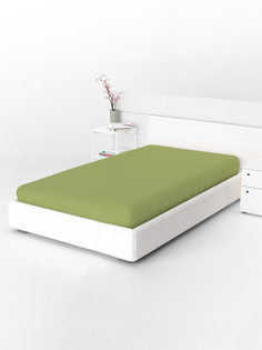 Простынь на резинке SLEEP DELIVERY САТИН 90х200см с высотой борта 40см 1,5-спальная