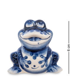 Фигурка "Лягушка" бол. (Гжельский фарфор) Art East
