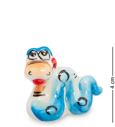 Фигурка "Змея Ваня" цв. (Гжельский фарфор) Art East