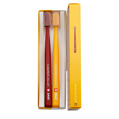 Набор зубных щеток CURAPROX 5460 Ultrasoft Charles Edouard Jeanneret-Gris Yellow 2 шт