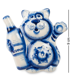 Фигурка "Кот-Кефир" (Гжельский фарфор) Art East