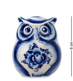 Фигурка "Совенок" (Гжельский фарфор) Art East