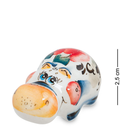 Фигурка "Бегемот" мал. цв. (Гжельский фарфор) Art East