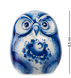 Фигурка "Сова Софья" (Гжельский фарфор) Art East