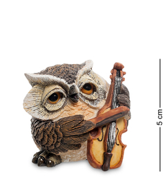 Фигура мал. Сова "Виолончелист" (Sealmark)