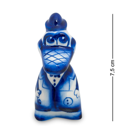 Фигурка "Крокодил-Гена" (Гжельский фарфор) Art East