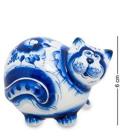 Фигурка "Кот-Колобок" (Гжельский фарфор) Art East